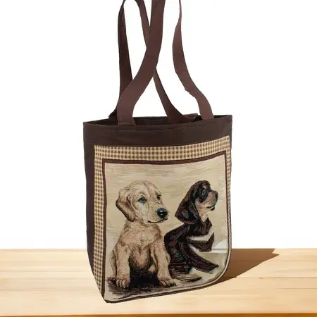 Torba z haftem szczeniaków